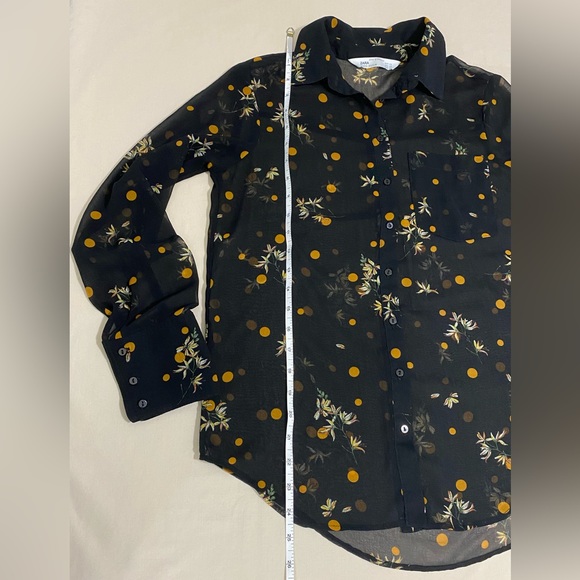 Zara sheer blouse. EUC - Picture 7 of 7